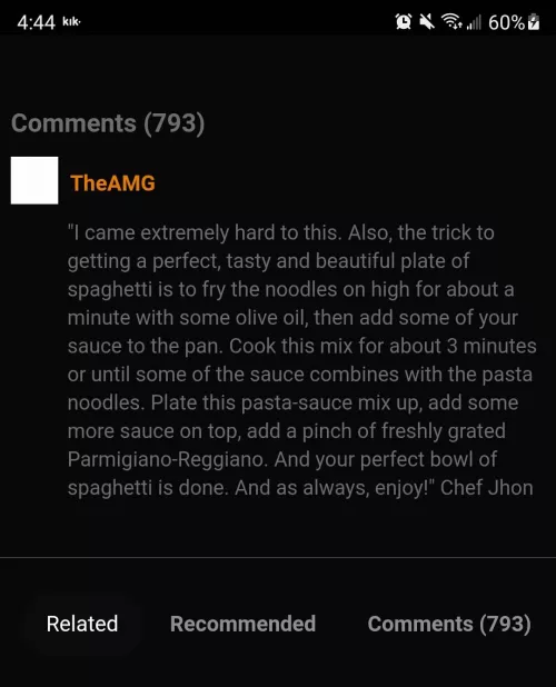 Chef's Kiss by MrsVandershears