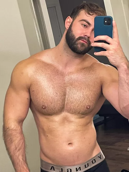 Chest day is selfie day by toolip095