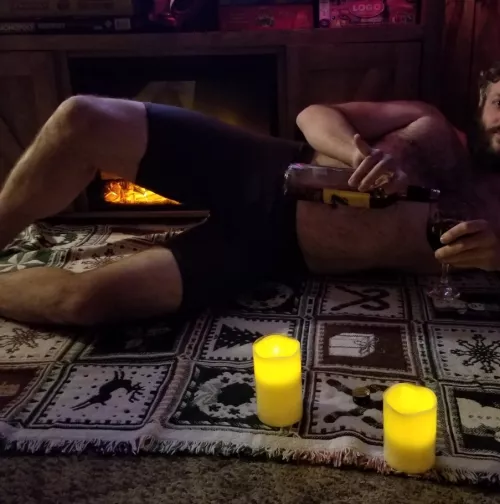 Chest hair and a drink? by bigfoot_347