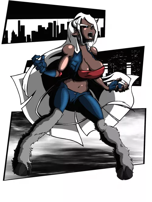 Chianina the Minotaur by Crimsyndevil