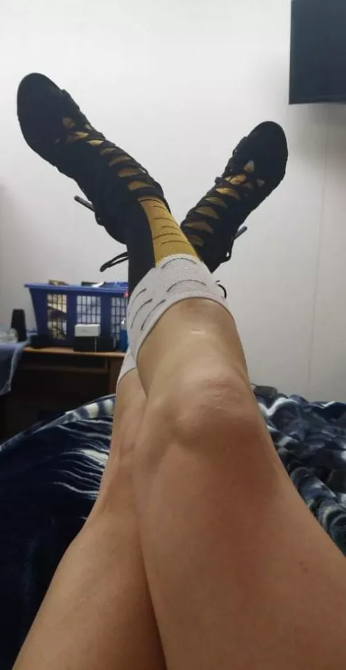 Chicken socks and heels 😂 fun times by PathOk8171