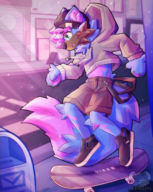Chill vibes ~ Commission for Alpha Centauri, art by me @maiathoustra by maiathoustra