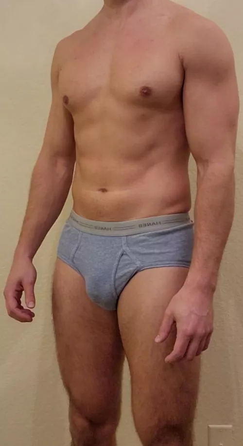 Chillin in classic Hanes briefs today by kyfeave25