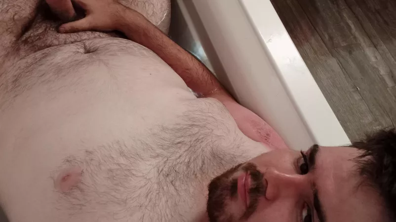 Chillin in the tub after work by Dracknir