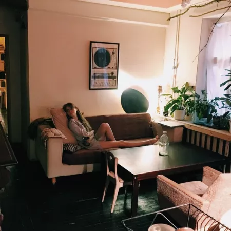 Chilling on the sofa by [deleted]