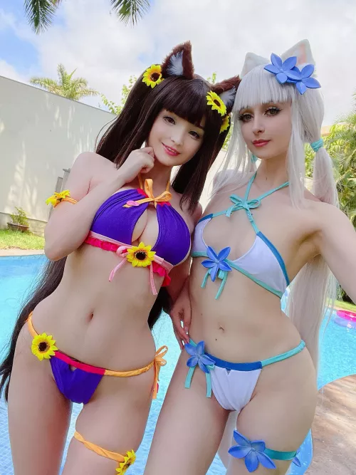 Chocola x Vanilla by hidori_rose and gumihohannya by GumihoCosplay