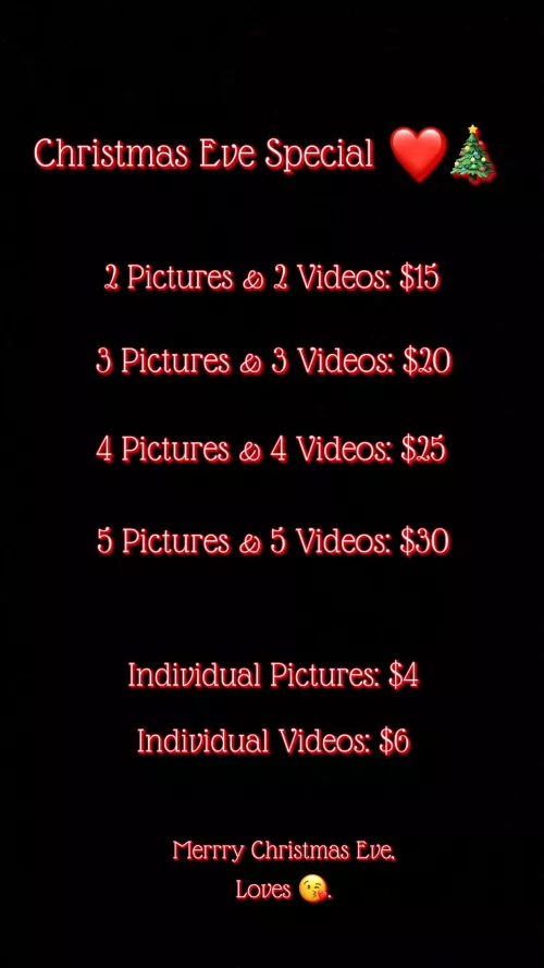 Christmas Eve Special ❤️🎄 by _taylorcakes