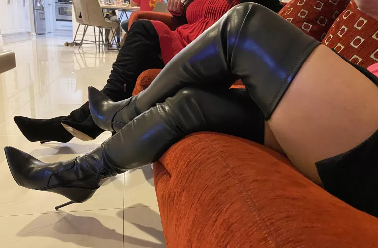 Christmas in my Thigh Highs. What do you think? by MadameTeeze