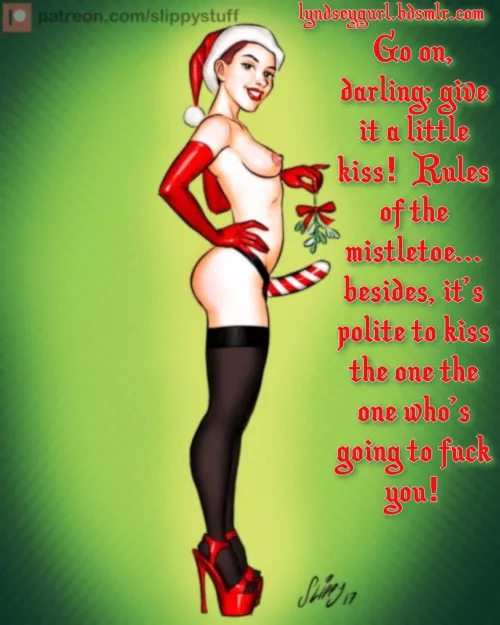 Christmas kiss by lyndseygurl