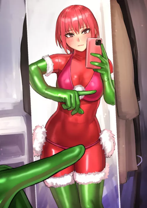 Christmas Selfie by CheetahSperm18