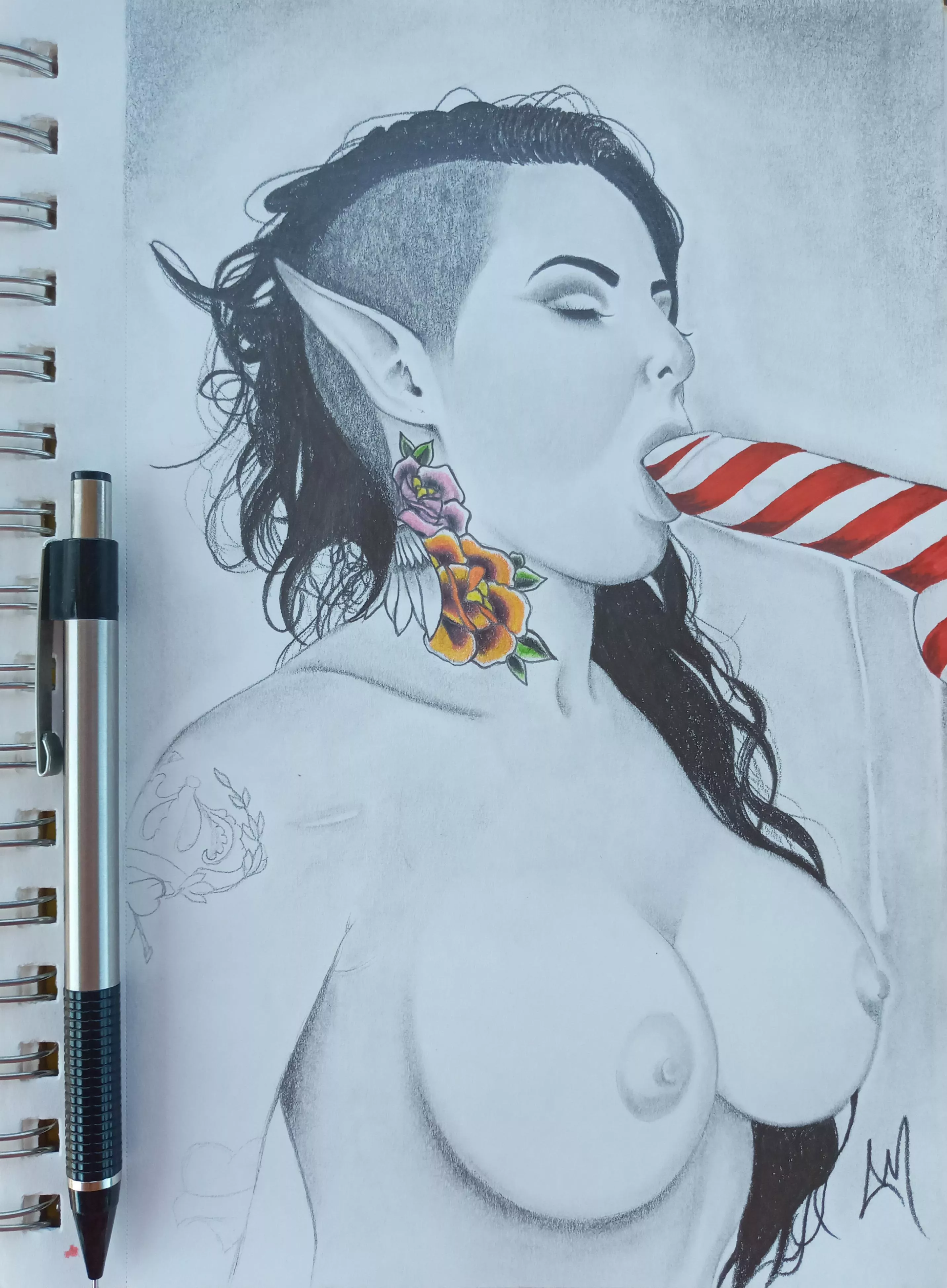 Christy Mack naughty little elf posted by SirChanceMan