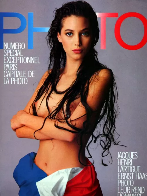 Christy Turlington on the cover of Photo, November 1986 by gotfannorthofthewall