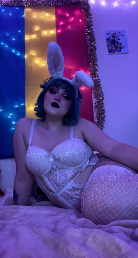 Chubby bunny 🐰 by chubbygothbimbo