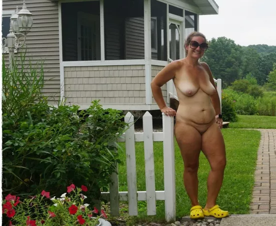 Chubby cutie in only crocs by Udderluvr2020