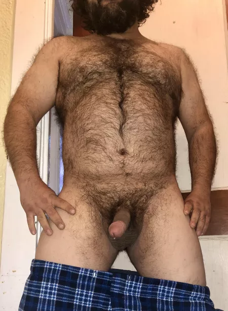 Chubby dad with a chubby cock by BooKooBoo