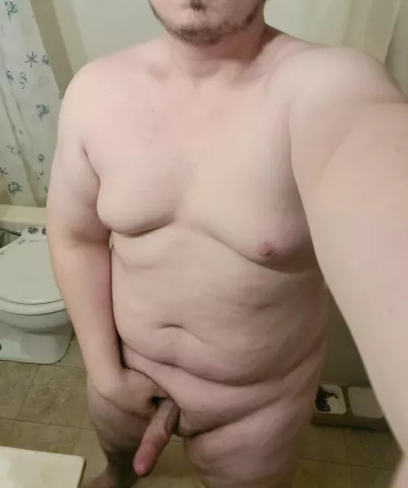 Chubby guy with a serious chubby ;) by MrAlwaysHornyXXX