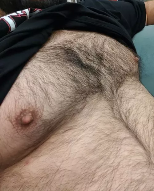 Chubby with lots of hair to go around lol by ChubbyFlash22