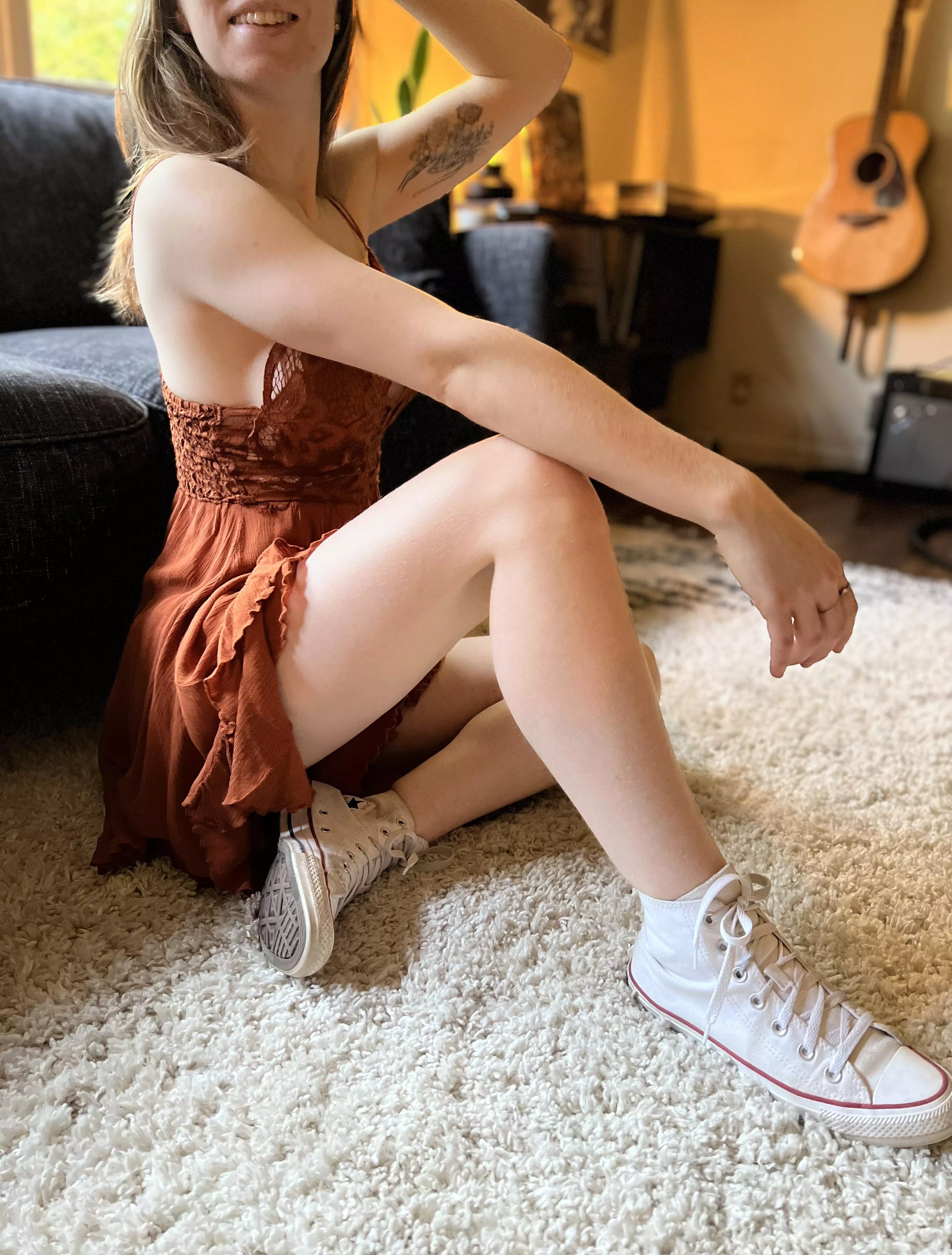 Chucks and a summer dress, my favorite combo posted by TheIvoryFox
