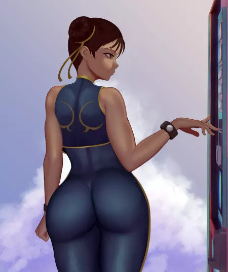 Chun-Li booty (Zaki) [Street Fighter] by EroExarch