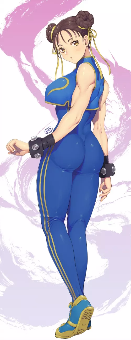 Chun-Li Looking Back (Murata Tefu) [Street Fighter] by sequence_string