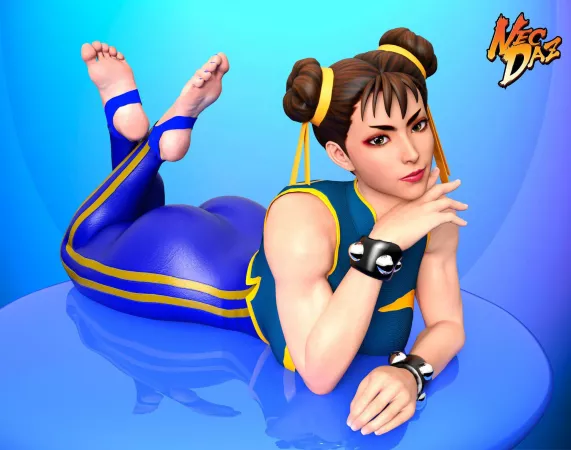 Chun-Li’s booty and feet...always a killer combo! (NecDaz) [Street Fighter] by caput4ever