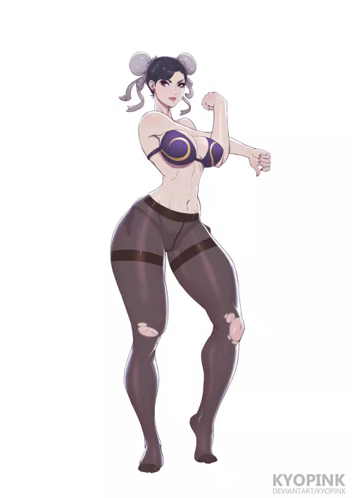Chun-Li's thighs by ChristianBonifacio1