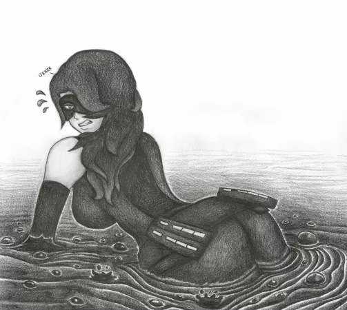 Cinder has Fallen into quite the sticky situation (by SabbieMobili) by RadicalOne95