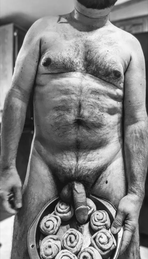 Cinnamon rolls anyone? I make my own icing 😉 by 40ish_college_dude