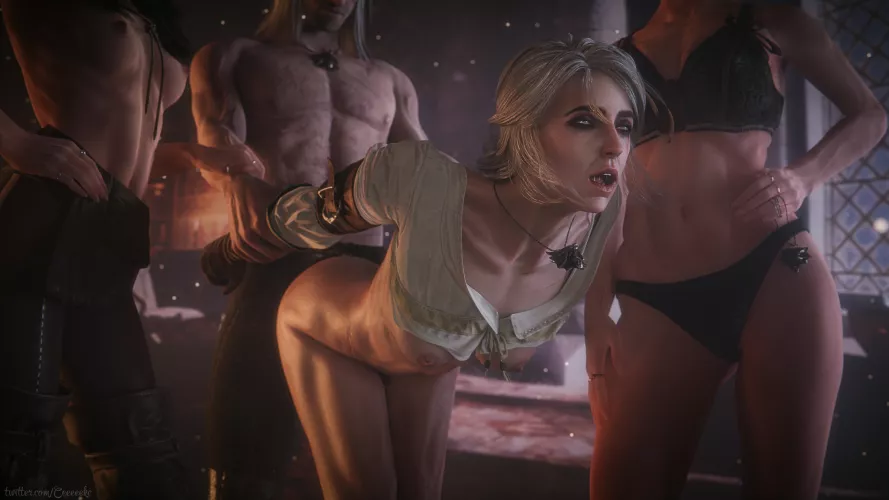 Ciri getting fucked (CEKC) by Kuro-Oji