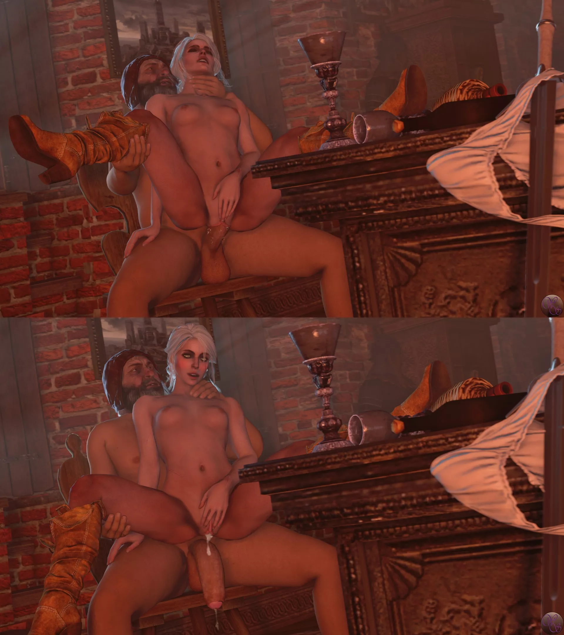 Ciri spread open and creampied (WeebSfm) [The Witcher] posted by EroExarch