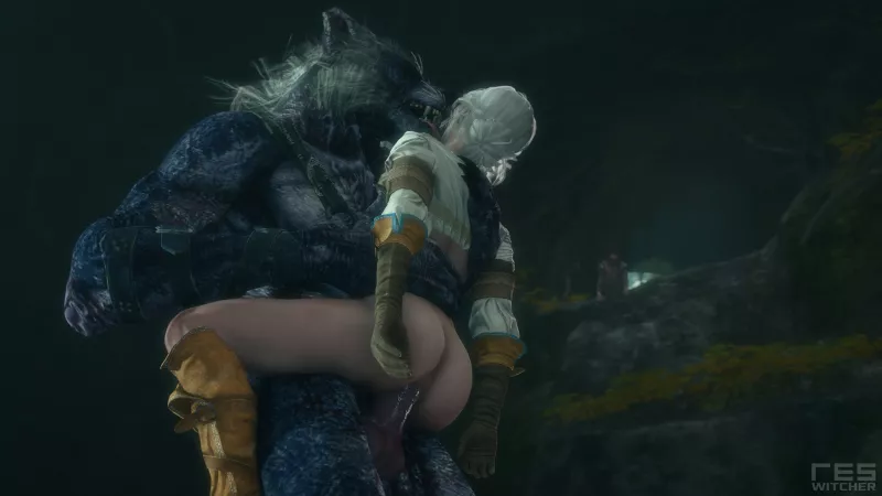Ciri vs Werewolf [Witcher] (ResWitcher) by celebsadmirer