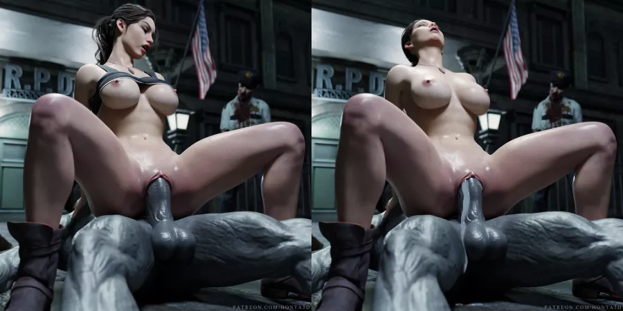 Claire Redfield (honta) [Resident Evil] by pouli-