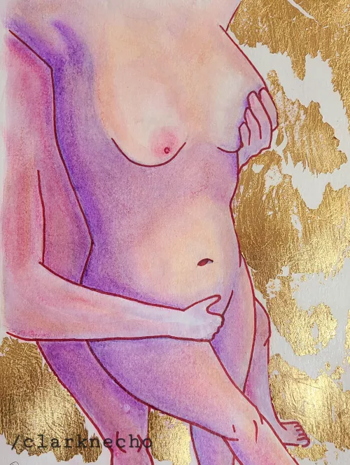 Clark and I had an art datenight for Valentine's Day, so I opted to recreate one of our photos. by clarknecho