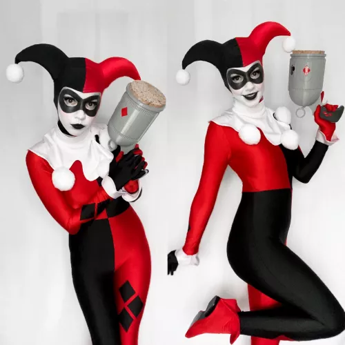 Classic Harley Quinn by Cllownin by cllownin