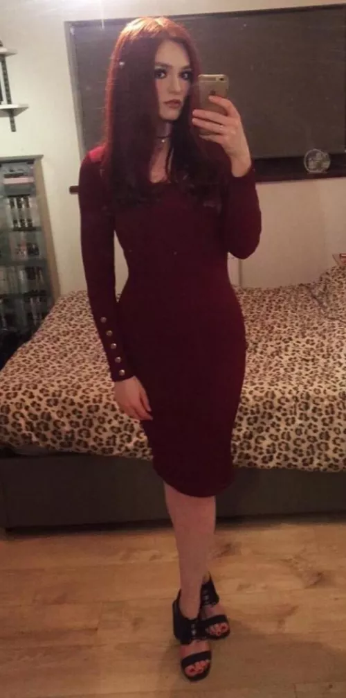 classy figure hugging dress by ban-man87