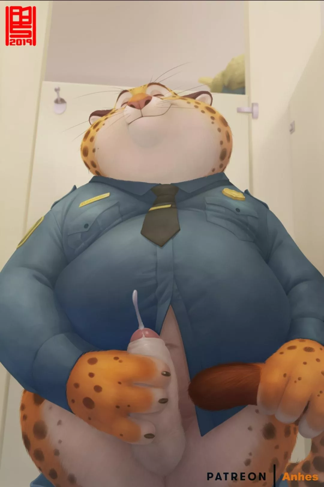 Clawhauser takes a load off [M] (Anhes) posted by BeerIsBestBaby