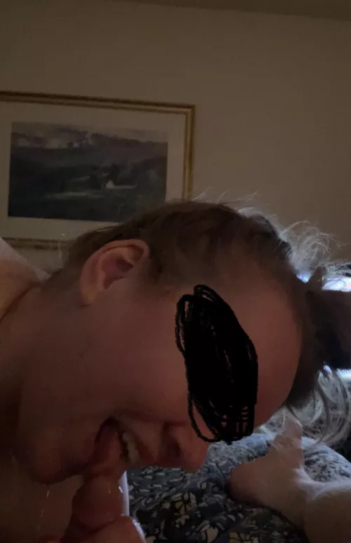 Cleaning my cock off by throwawaycouple7865