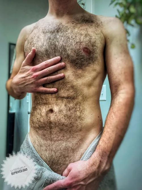 Cleaning up before going out for date night 🍝 by sexualy-deprived-dad