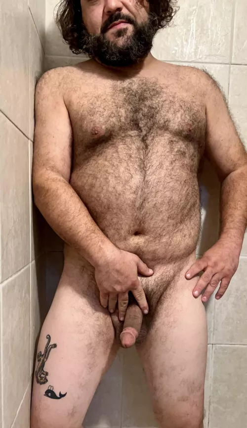 Cleaning up my hairy dadbod, y’all like ? by BooKooBoo