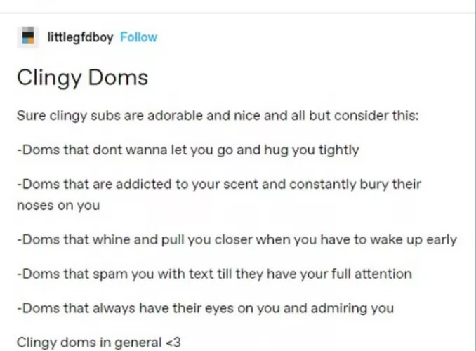Clingy Doms <3❤️ by miss-gentle