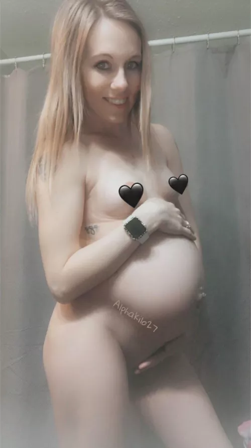 Close to 36 weeks now😉 by Misslyssgotthis