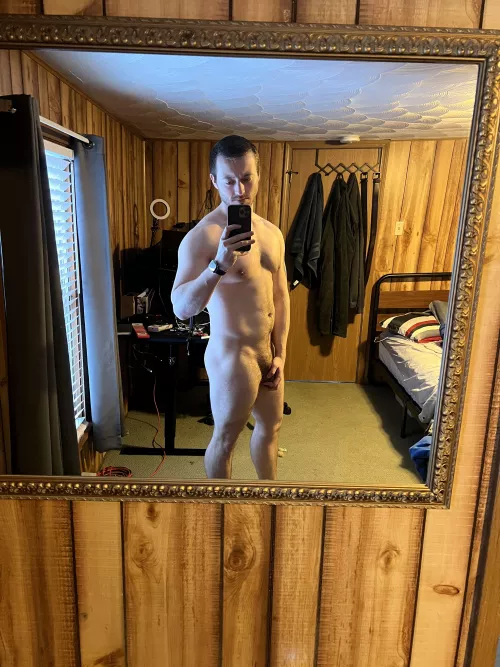 Closer to fully nude every time I post here by slimshaney182