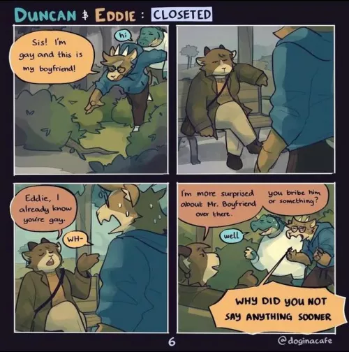 Closeted Part 6! 💜💠 (@doginacafe in Twitter!) by VioletPurplePink