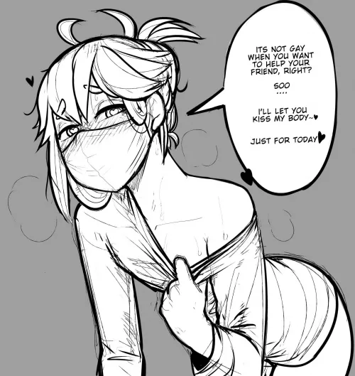 Cmon~ it’s not going to be gay bro~ by Eggy206