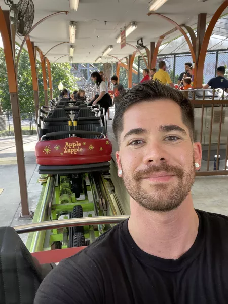 Coaster selfie! by thatyogafvcker