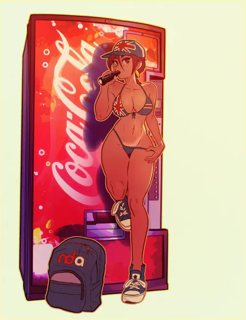 Coca Cola girl (nda) [Real Life] by BigMilfyGothFuta