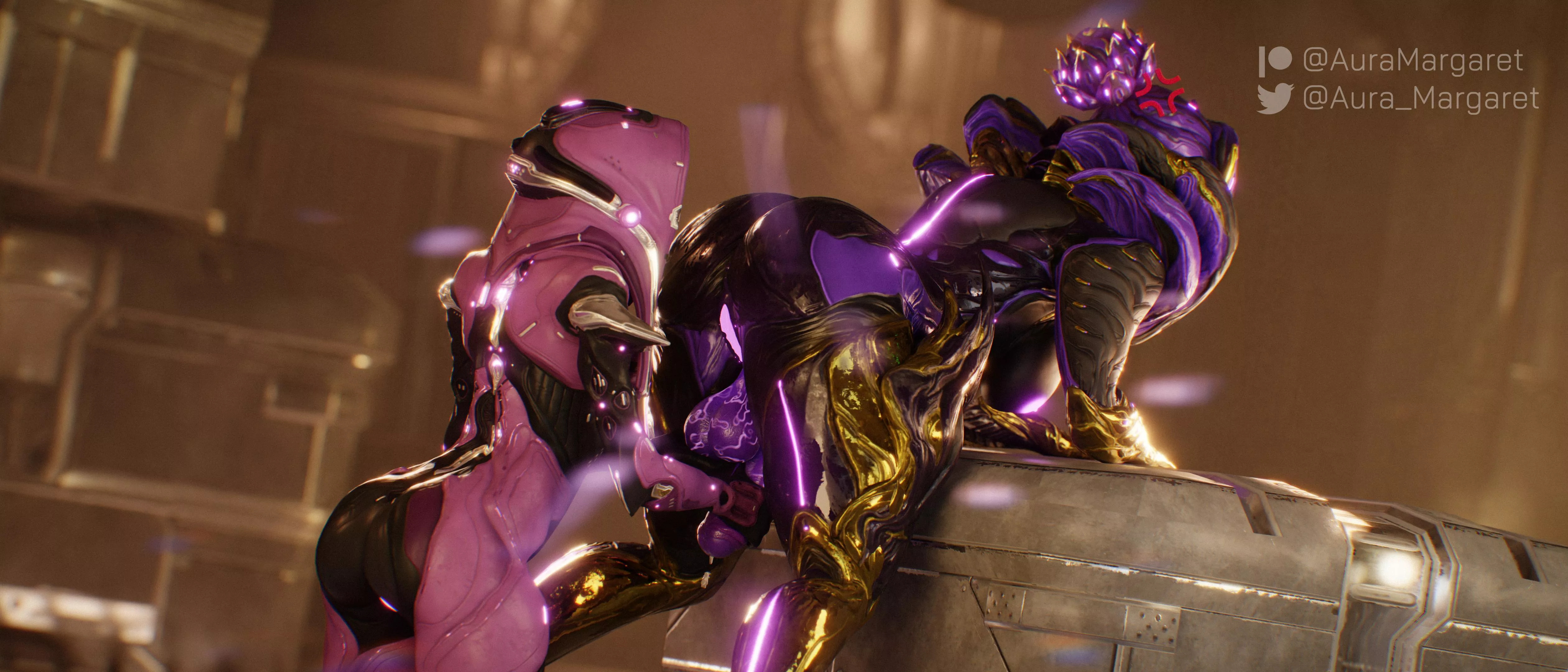 Cock milking (futa) ft. [Saryn] OC & [Wisp] OC posted by AuraMargaret