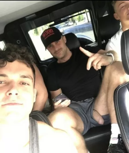 Cock peeking out by justreallygaystuff