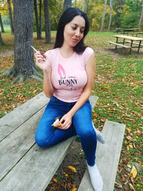 Coffee Crisp and a cigarette. by SmokingCutie_