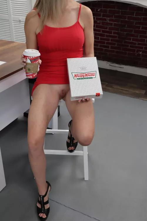 Coffee - Donuts - Pussy! Gotta Send You Off To Work Right! by sidesatano